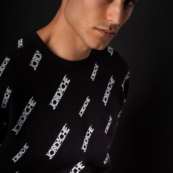 Jordache Vintage Men's All over graphic Sweatshirt - Picture 2 of 8